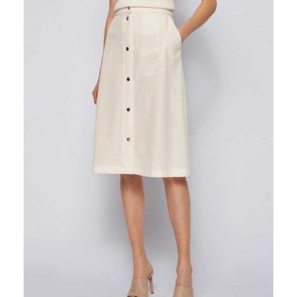 Hugo Boss Dresses & Skirts - Hugo Boss leather skirt